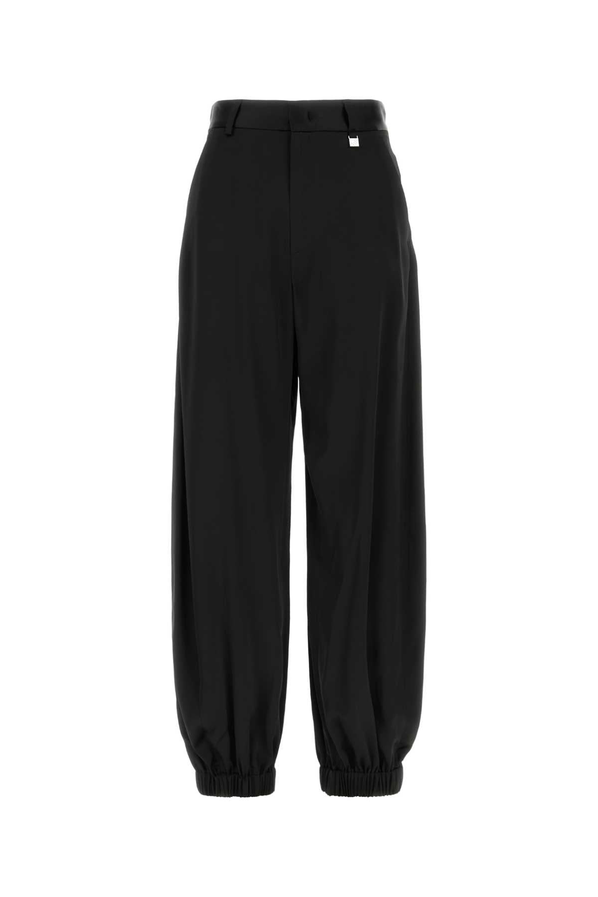 Giuseppe Di Morabito Women Black Stretch Satin Pant GIUSEPPE DI MORABITO
