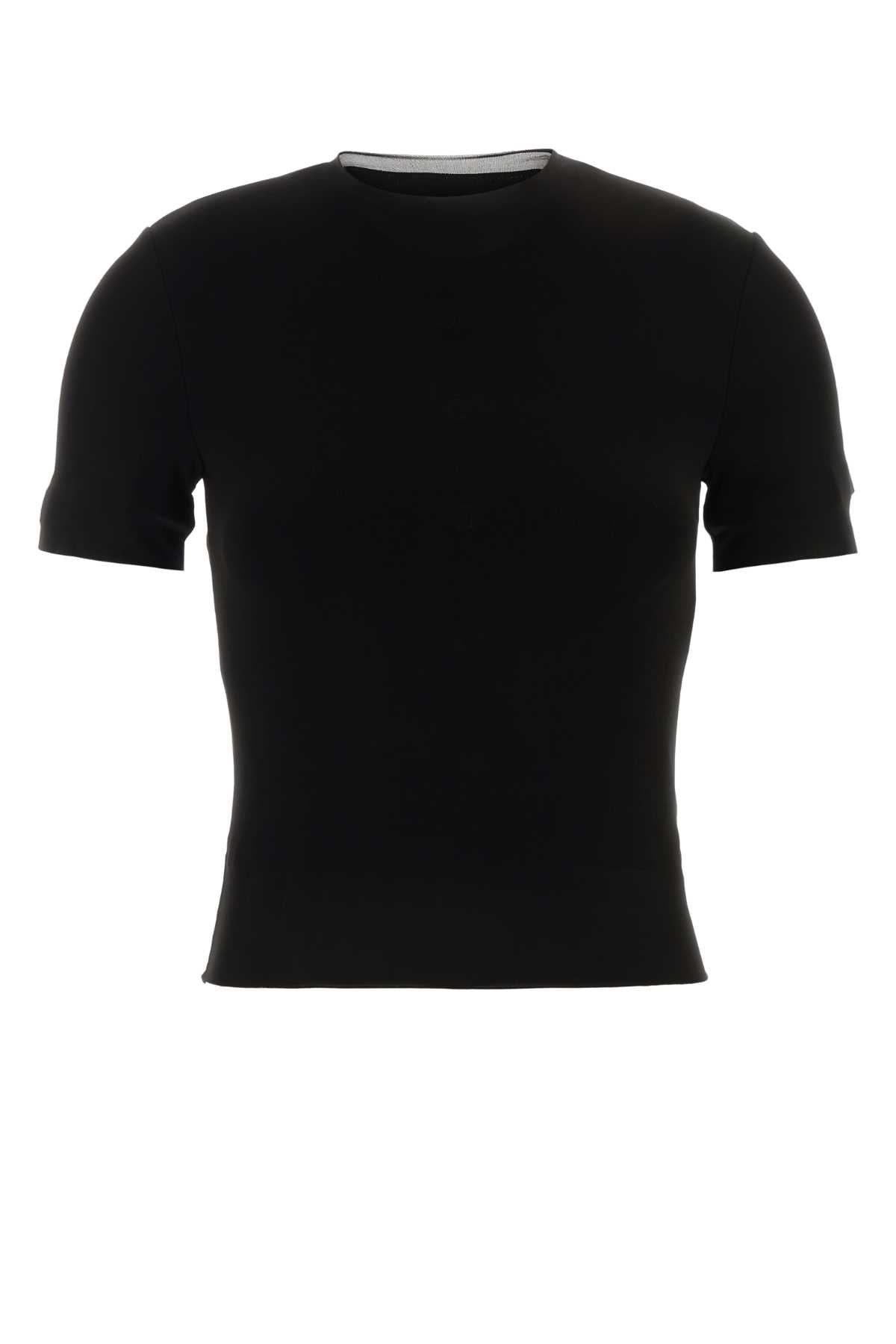Maison Margiela Women Black Jersey Top MAISON MARGIELA