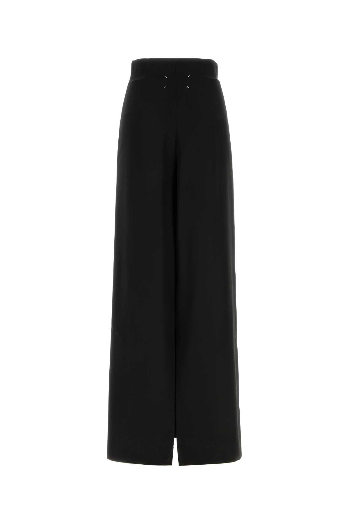 Maison Margiela Women Black Wool Skirt MAISON MARGIELA