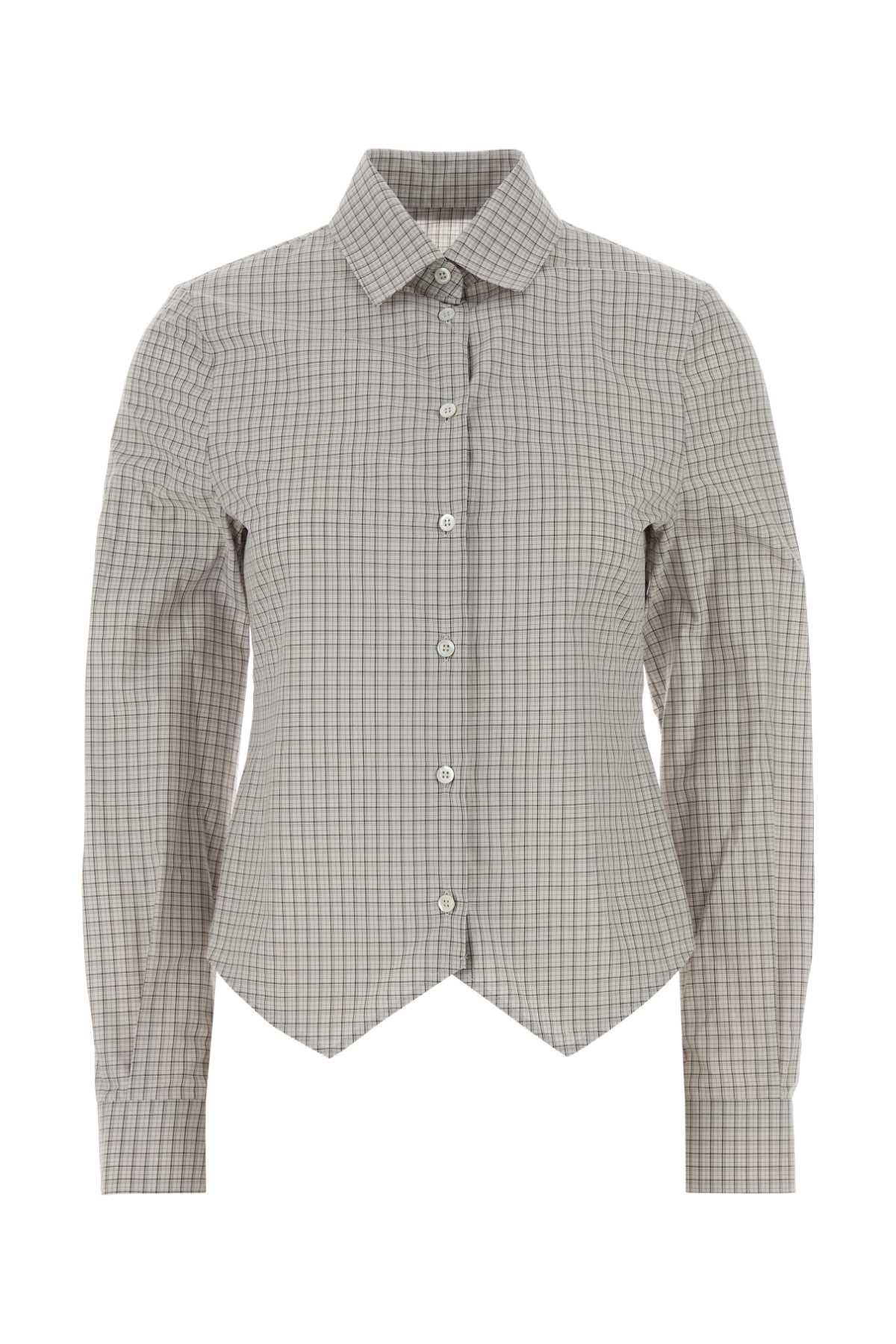 Maison Margiela Women Embroidered Cotton Shirt MAISON MARGIELA
