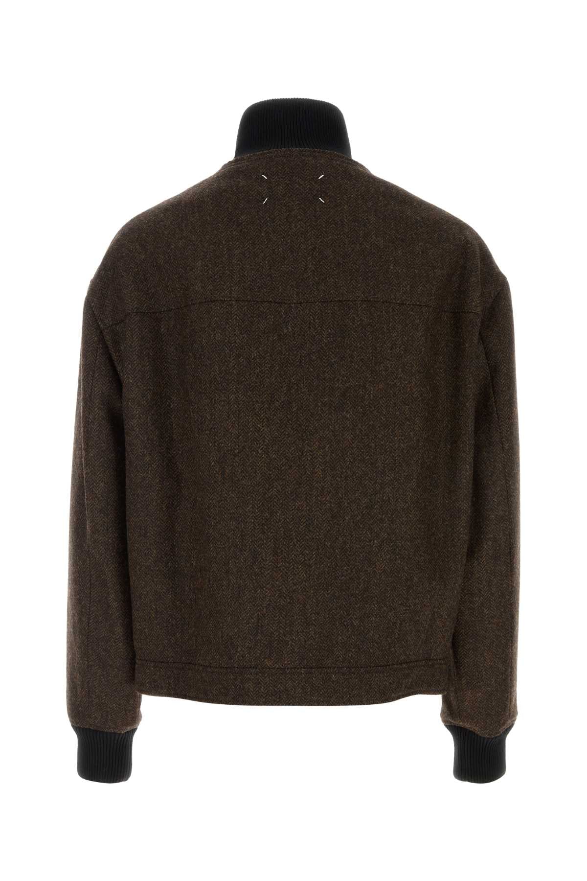 Maison Margiela Men Brown Wool Jacket MAISON MARGIELA