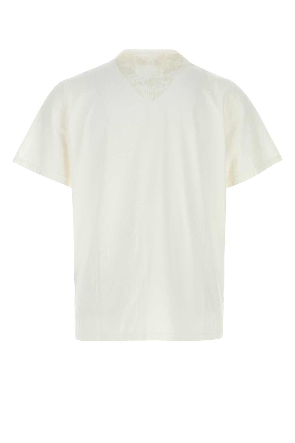 Maison Margiela Men White Cotton T-Shirt MAISON MARGIELA