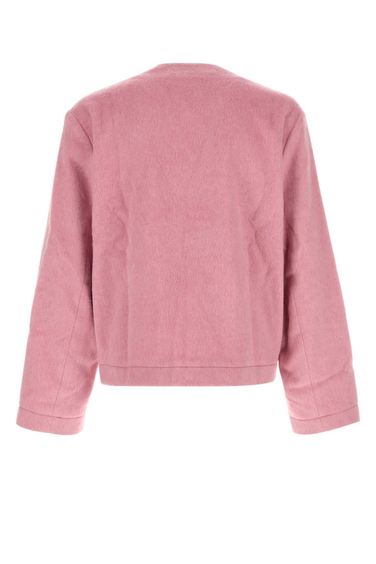 Sefr Men Pink Alpaca Blend Arlo Cardigan SEFR