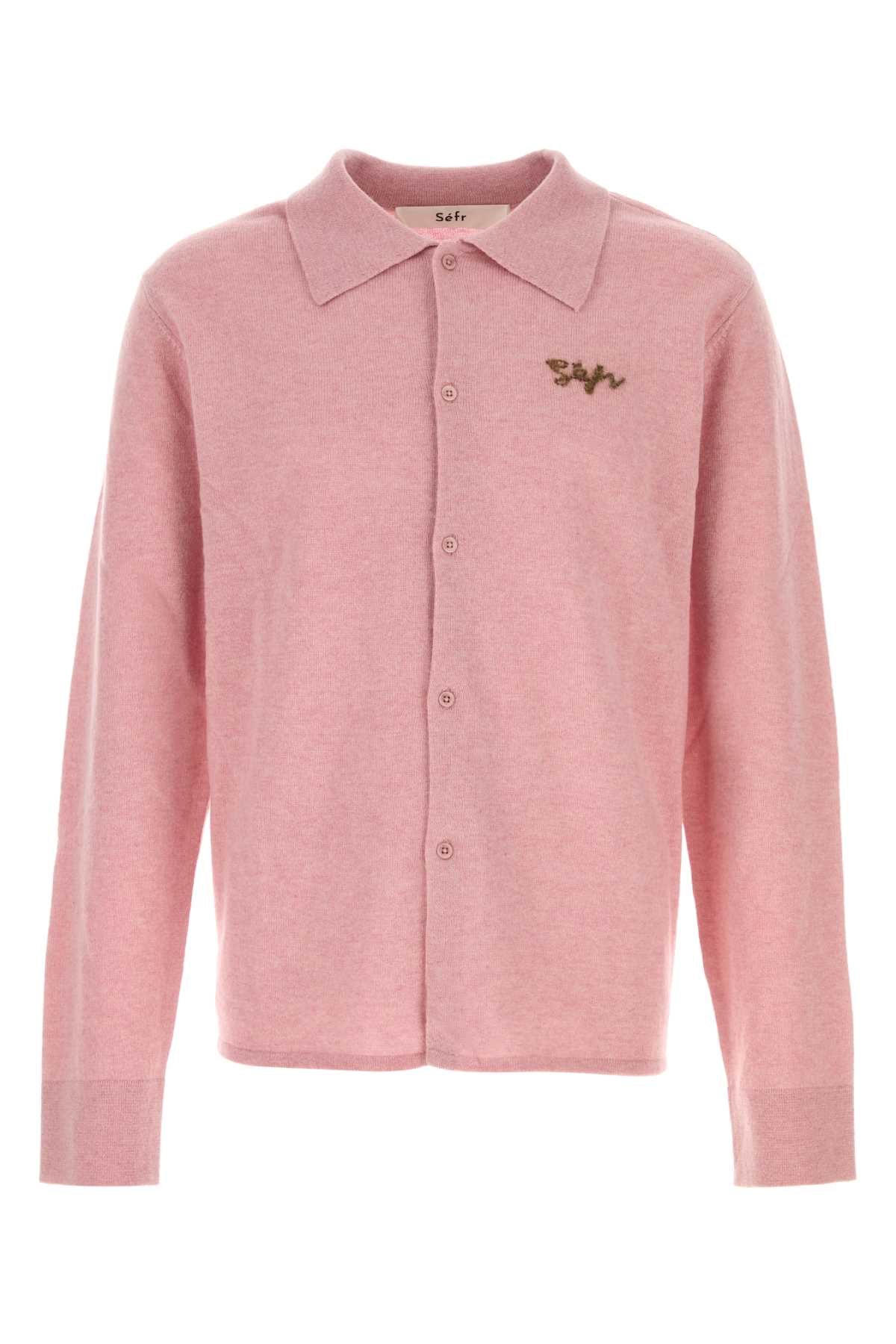 Sefr Men Pink Knit Shirt SEFR