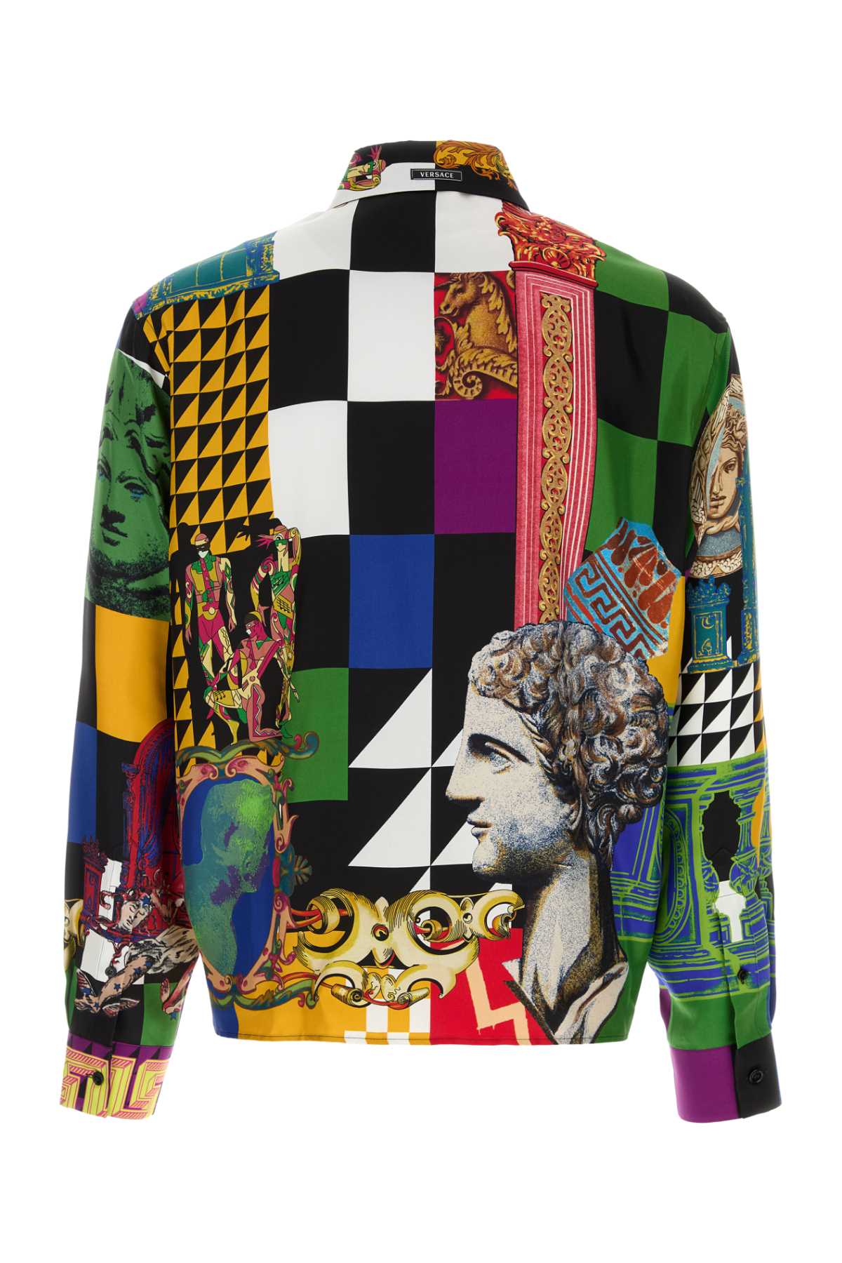 Versace Men Printed Silk Shirt VERSACE