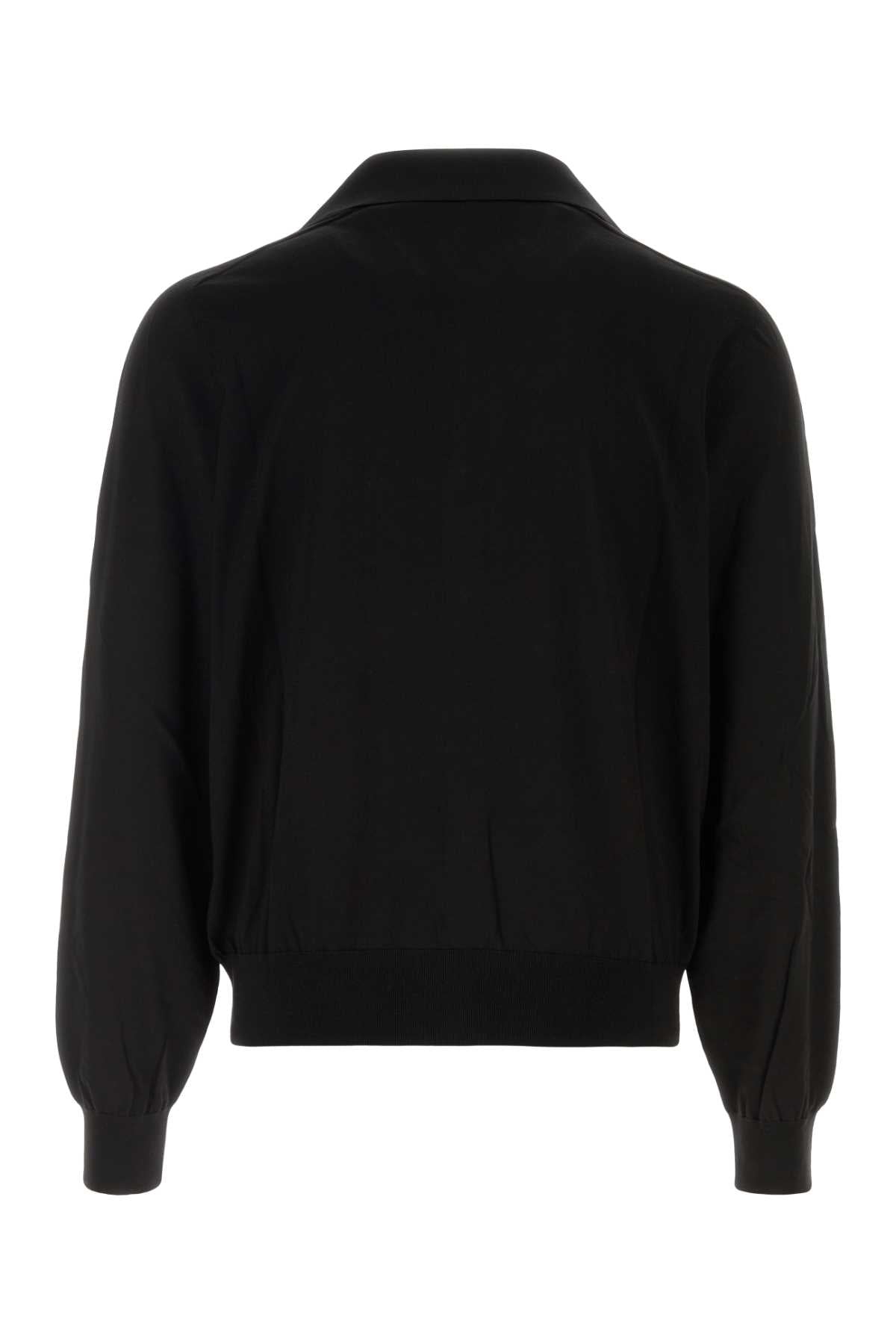 Versace Men Black Knit Cardigan VERSACE