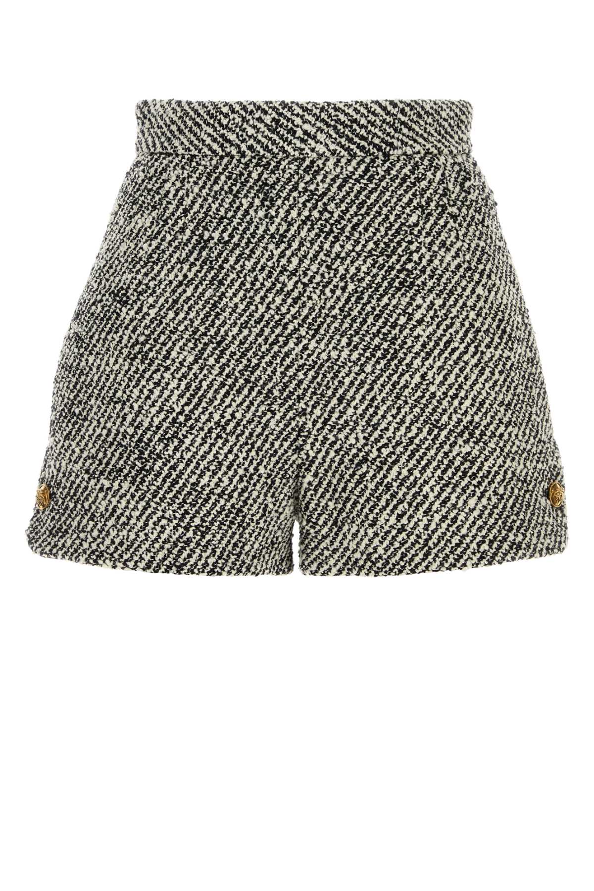 Versace Women Skirt Responsible Bicolour Wool Boucle' VERSACE