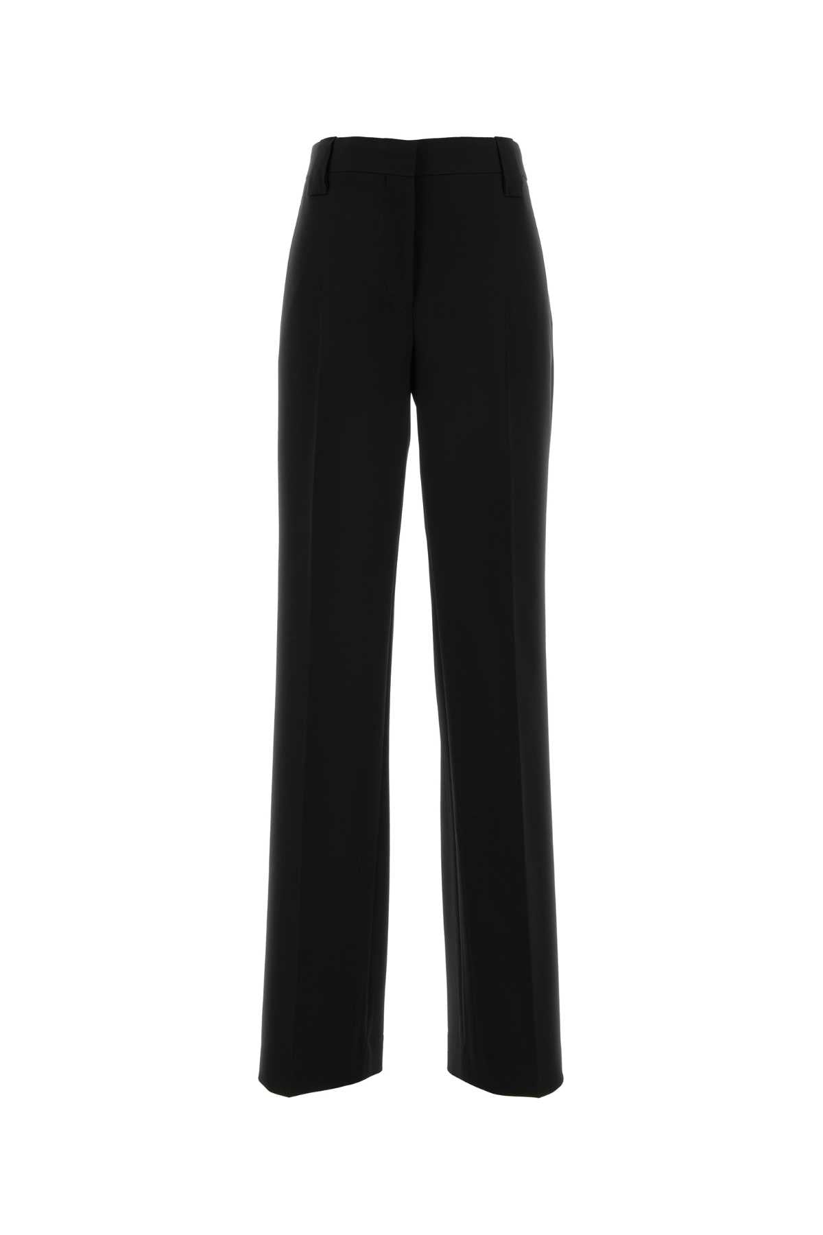 Versace Women Black Stretch Wool Pant VERSACE