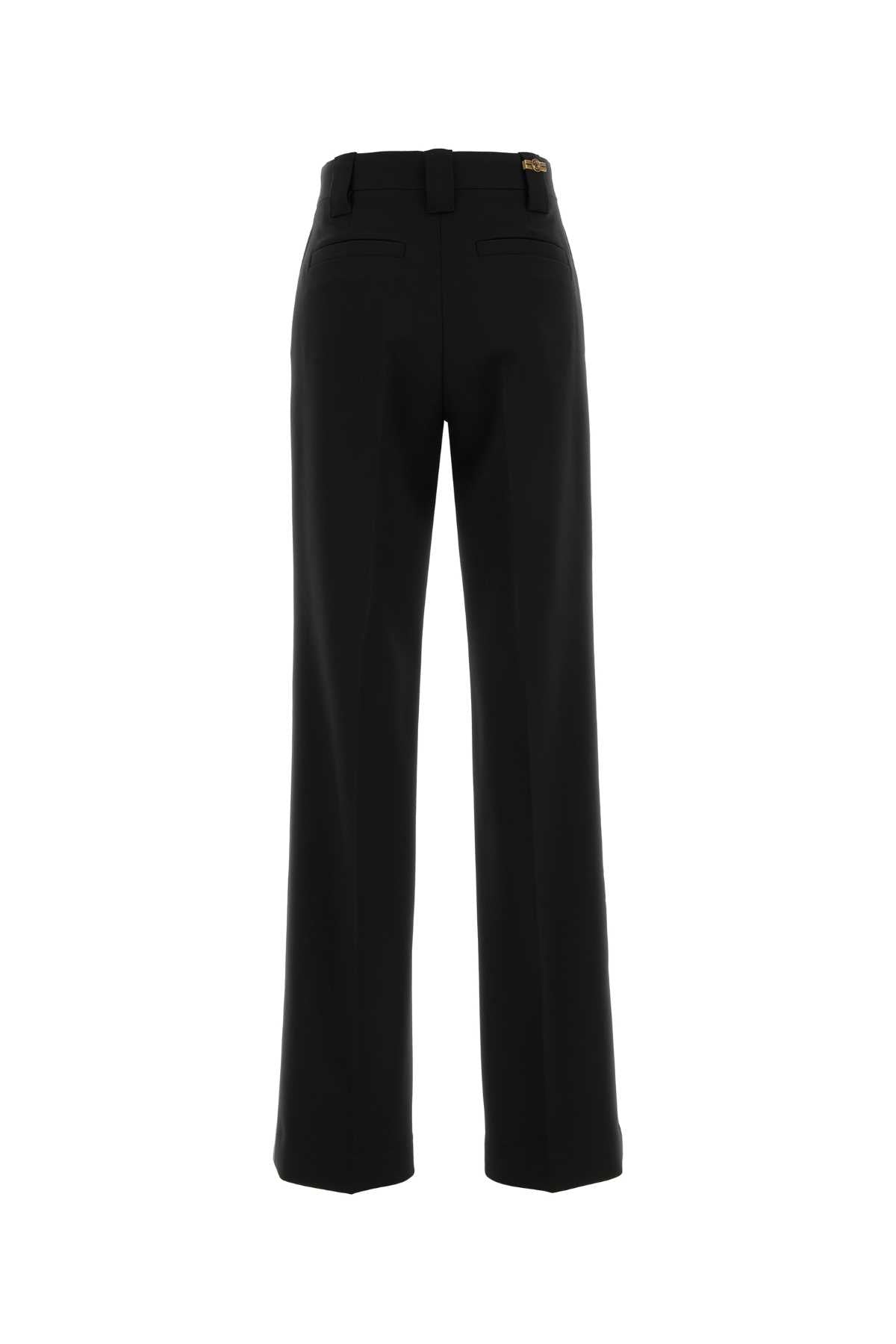 Versace Women Black Stretch Wool Pant VERSACE