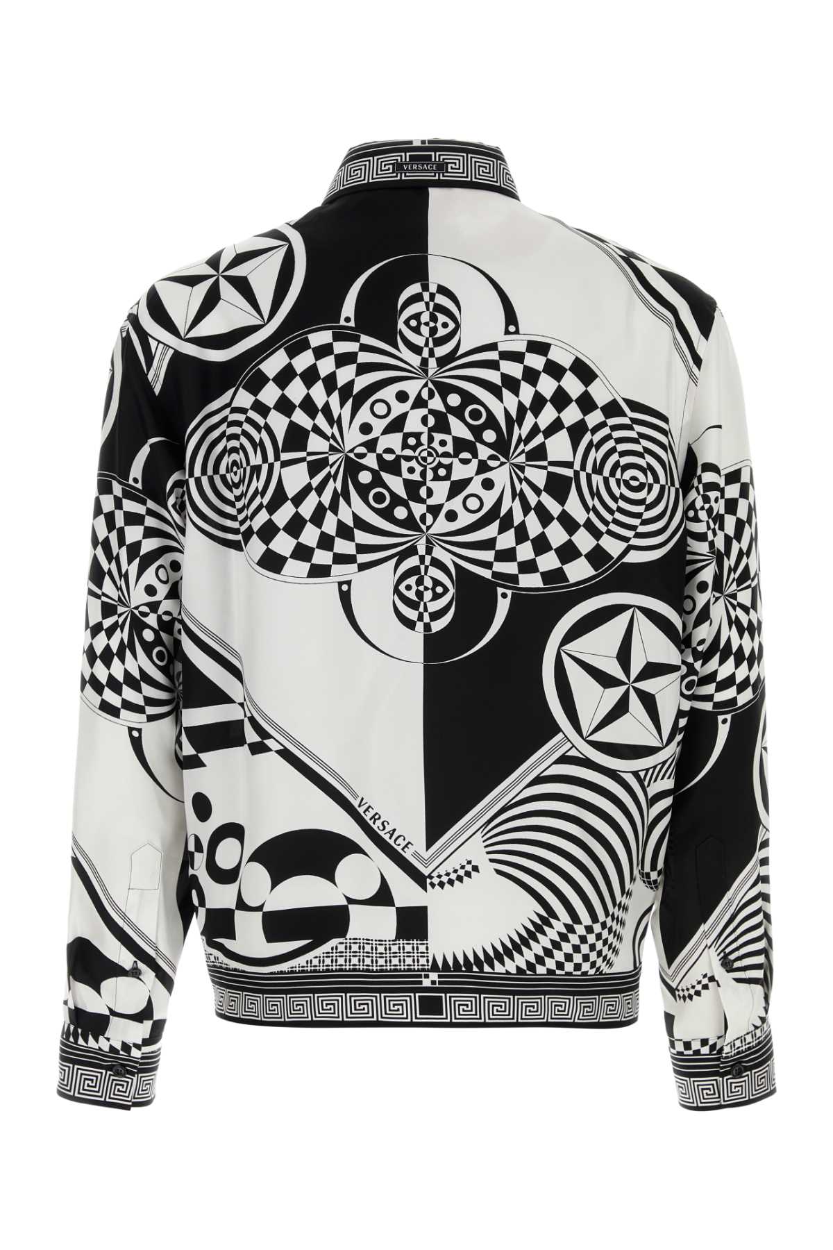 Versace Men Printed Silk Shirt VERSACE