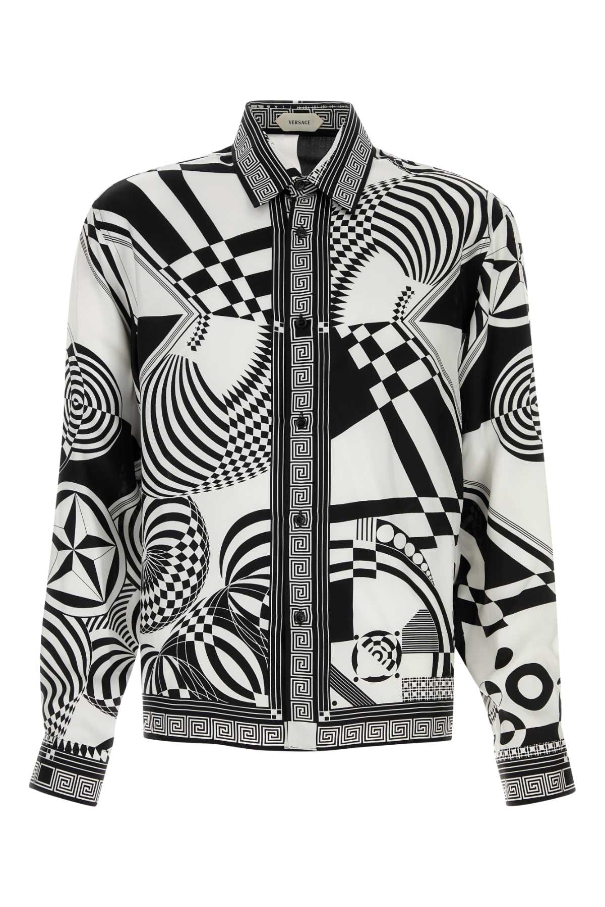 Versace Men Printed Twill Shirt VERSACE