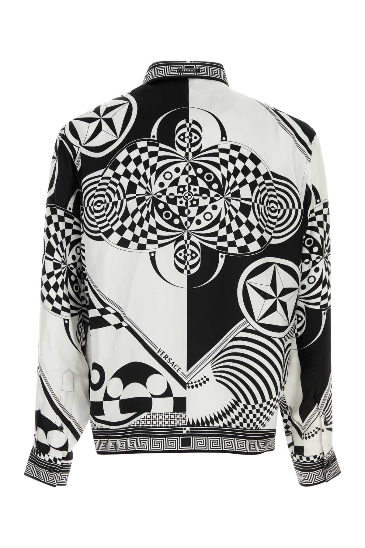 Versace Men Printed Twill Shirt VERSACE