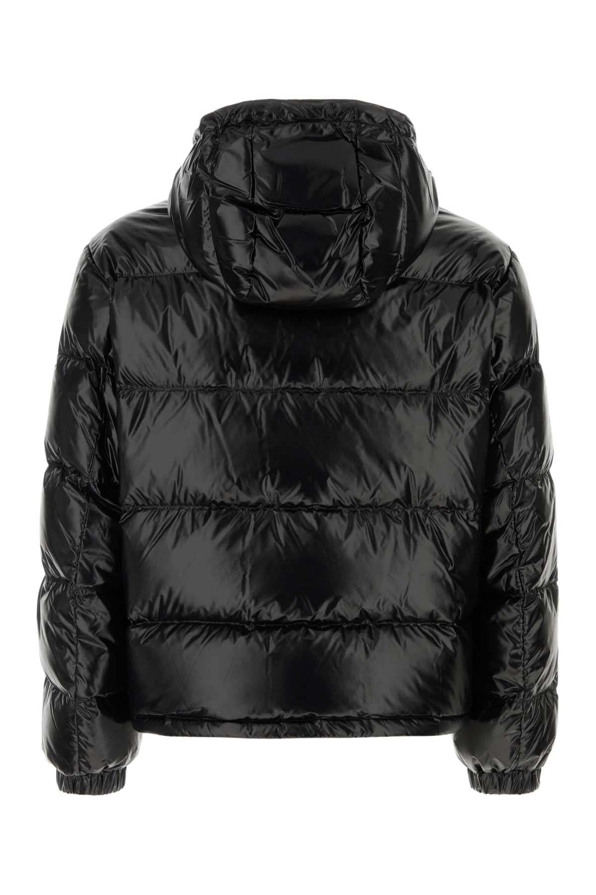 Versace Men Black Nylon Down Jacket VERSACE