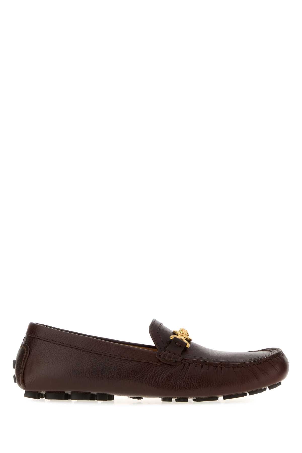 Versace Men Drivers Calf Leather VERSACE