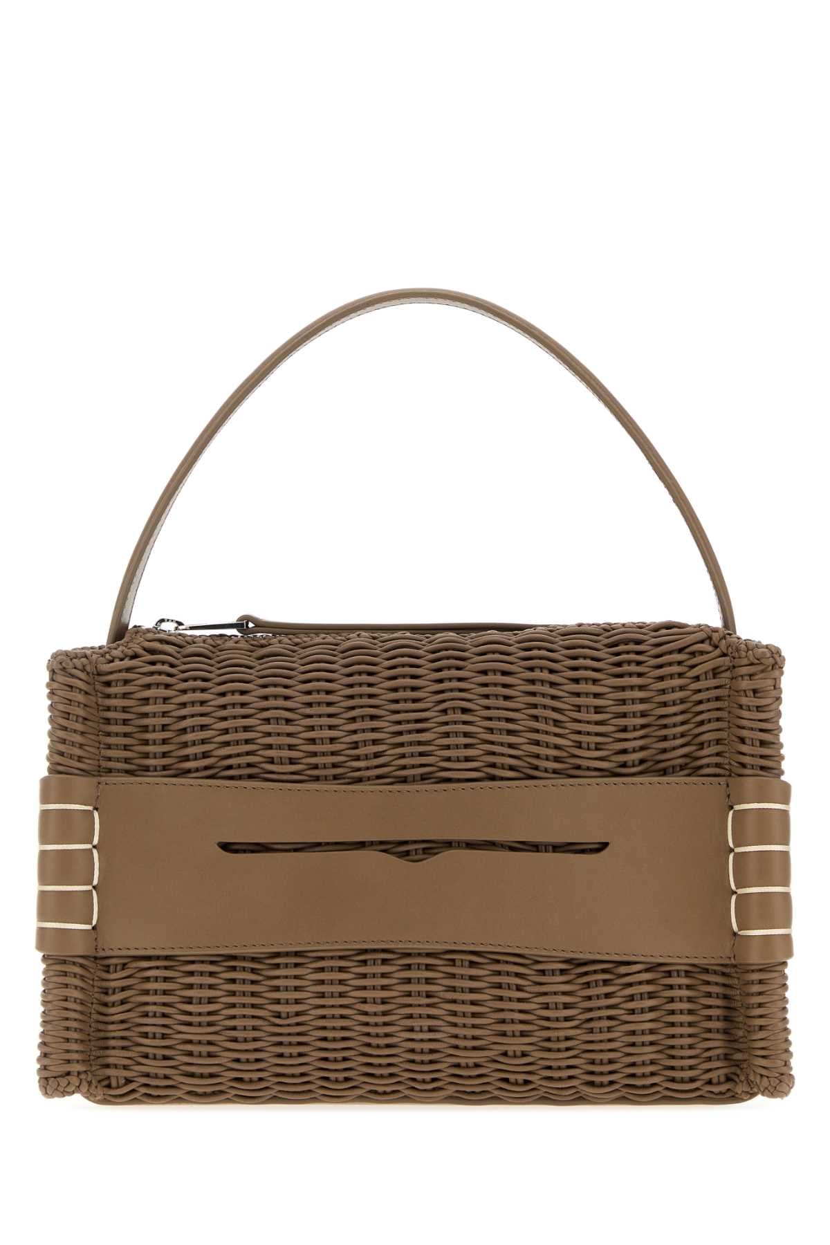 Jw Anderson Women Mud Leather Loafers Handbag J.W. ANDERSON