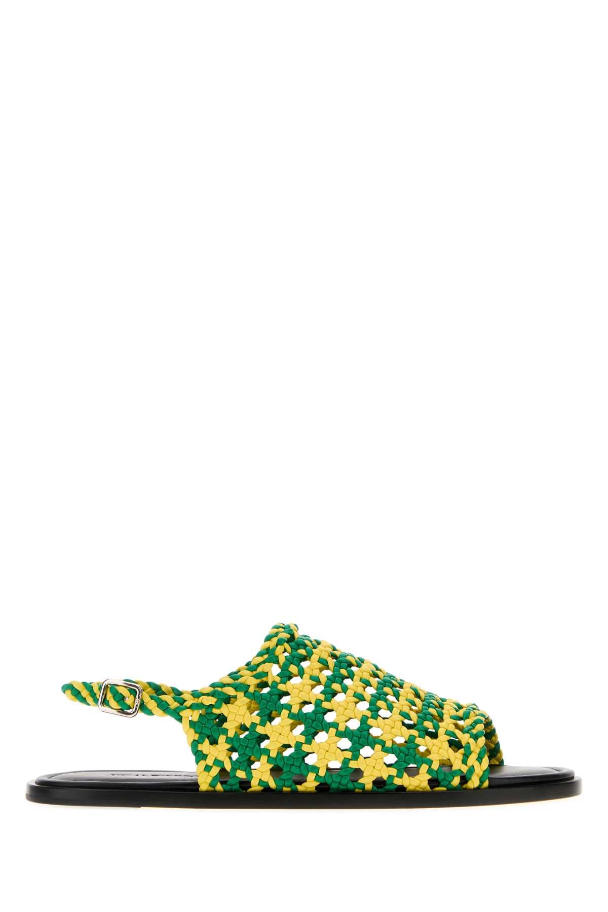 Jw Anderson Women Two-Tone Mesh Net Sandals J.W. ANDERSON