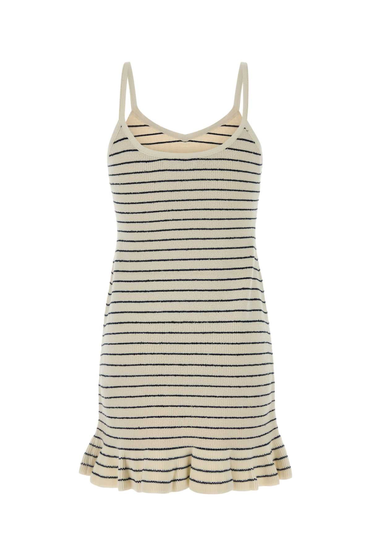 Jw Anderson Women Embroidered Cotton Blend Mini Dress J.W. ANDERSON
