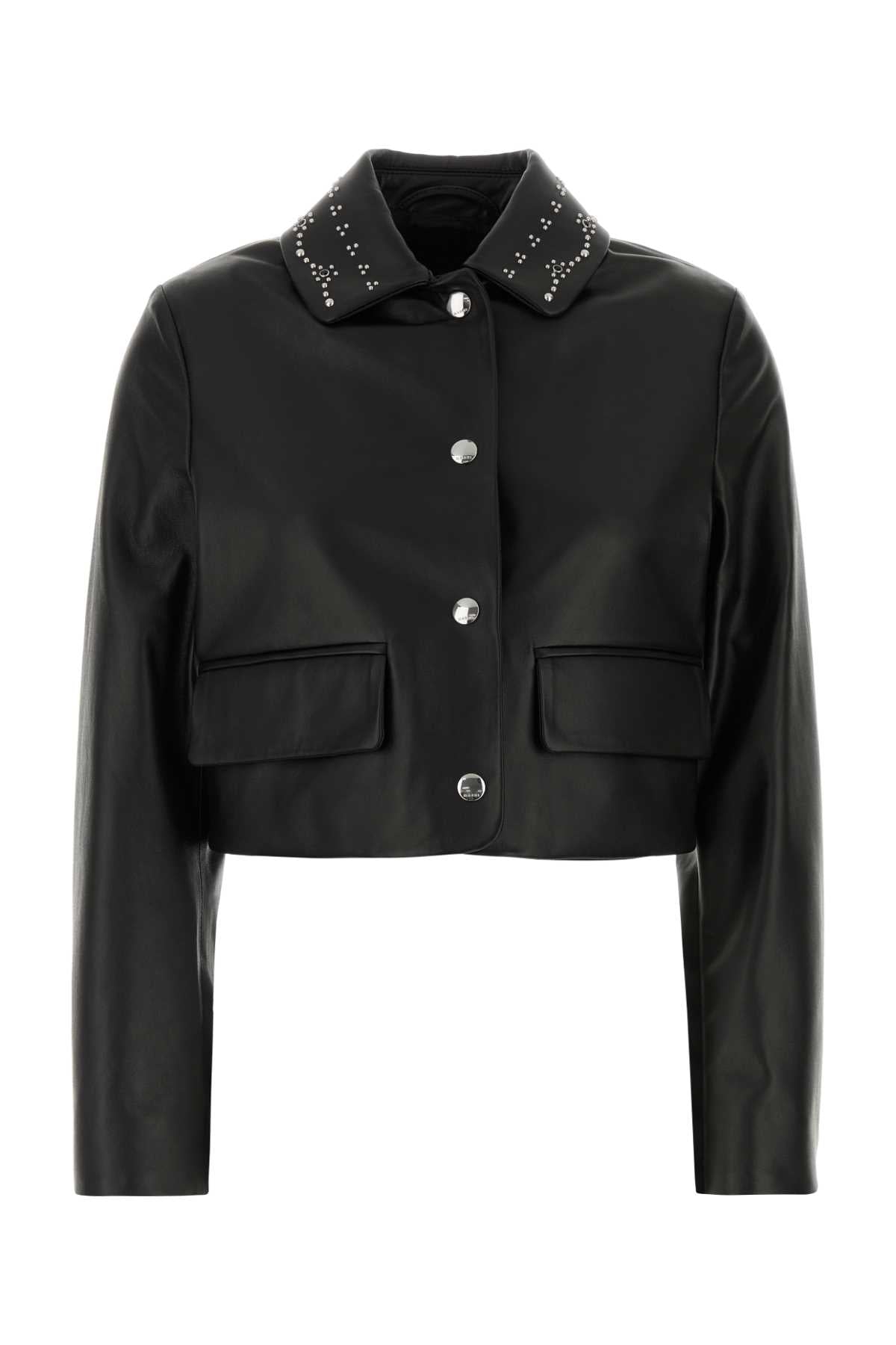 Marni Women Black Nappa Leather Jacket MARNI