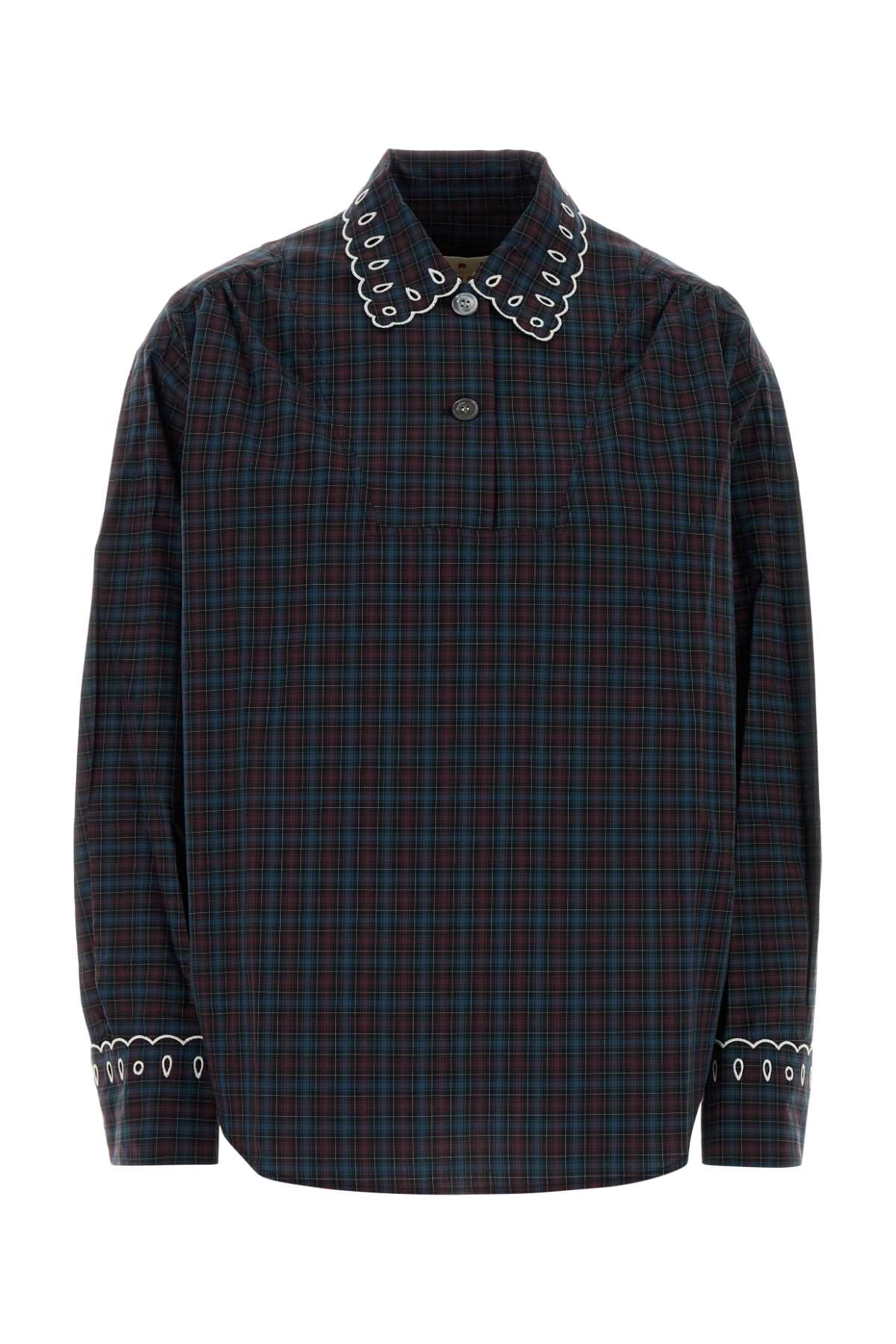 Marni Women Embroidered Poplin Blouse MARNI