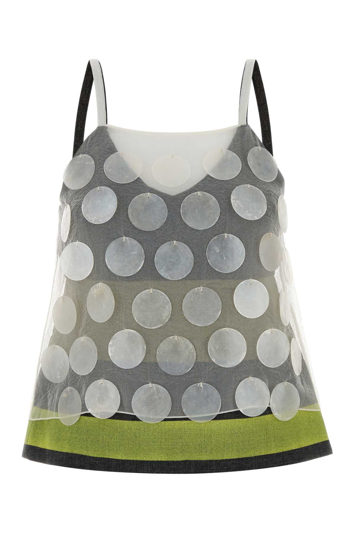 Marni Women Grey Wool Tank Top MARNI