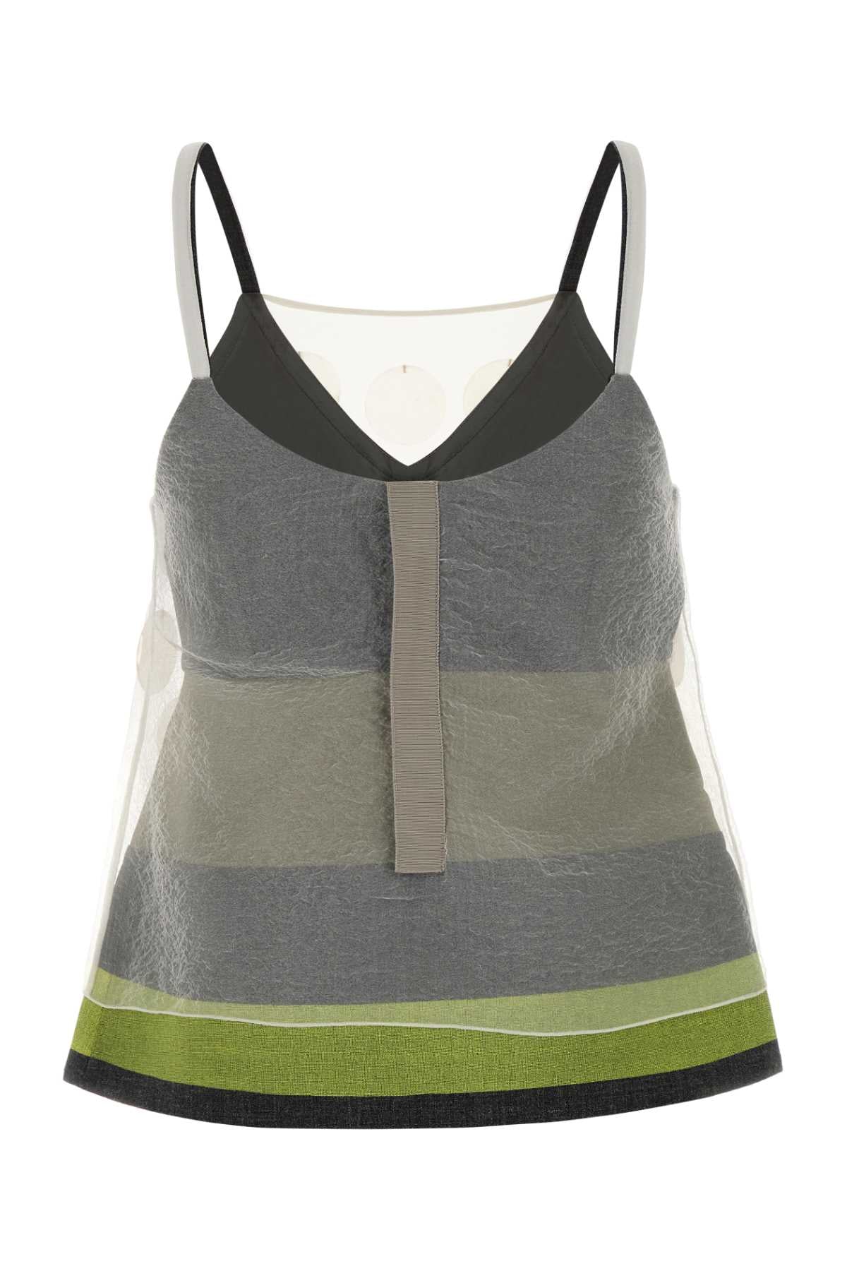 Marni Women Grey Wool Tank Top MARNI