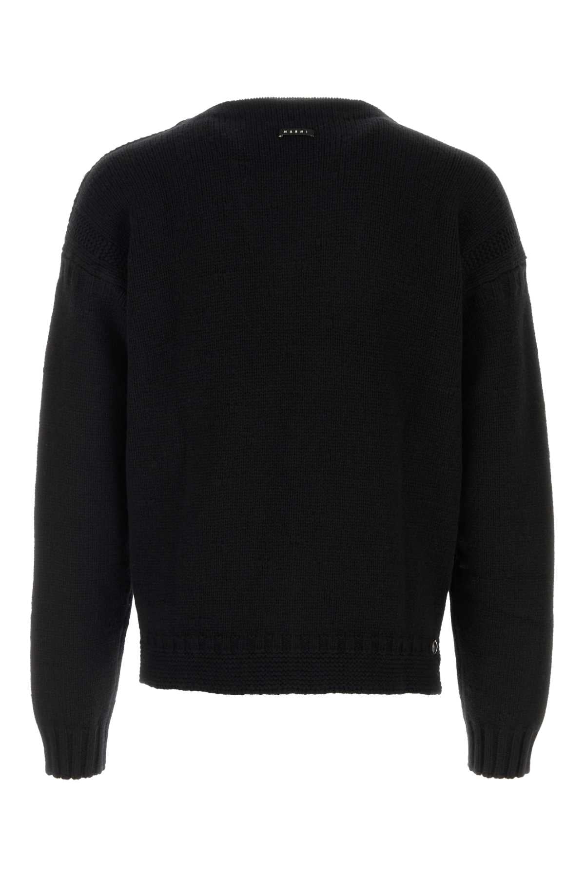 Marni Men Black Wool Blend Sweater MARNI