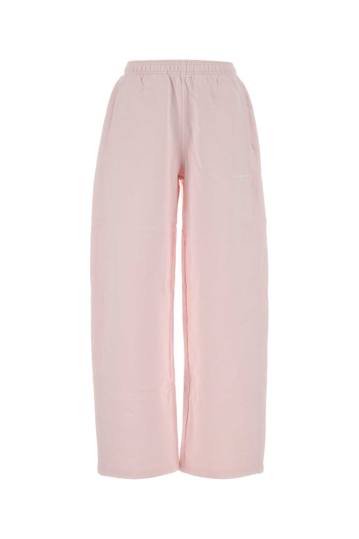 Alexander Wang Women Light Pink Cotton Joggers ALEXANDER WANG