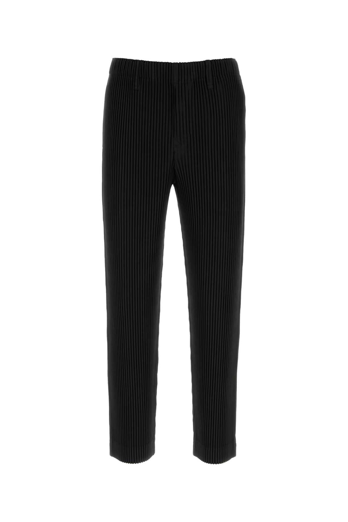 Homme Plisse' Issey Miyake Men Black Polyester Pant HOMME PLISSE ISSEY MIYAKE