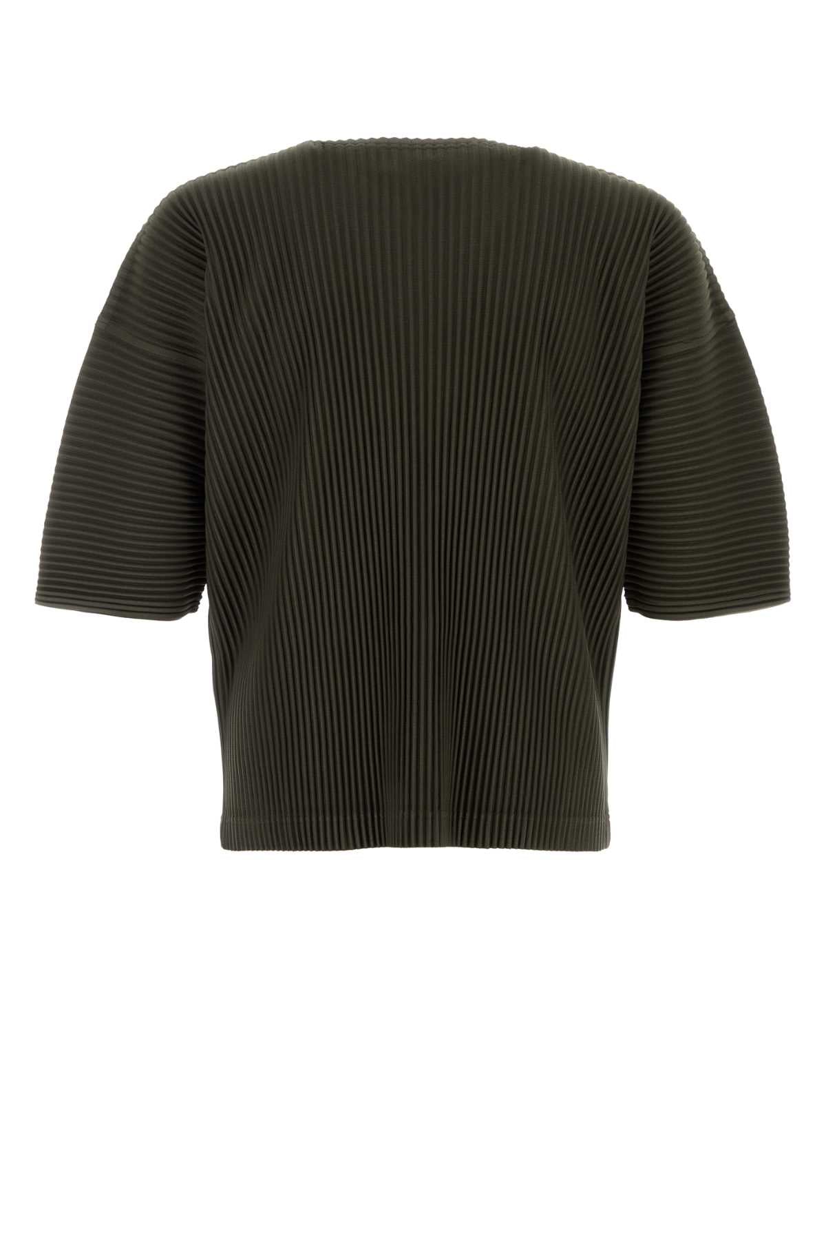 Homme Plisse' Issey Miyake Men Khaki Polyester T-Shirt HOMME PLISSE ISSEY MIYAKE
