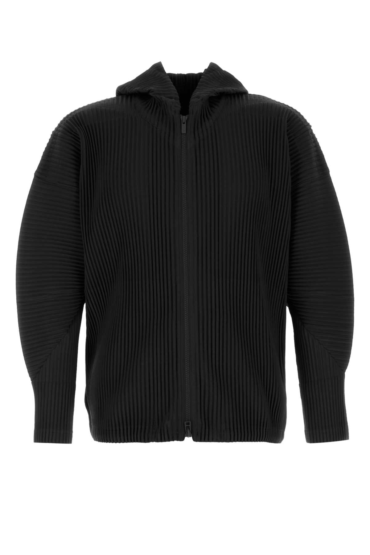 Homme Plisse' Issey Miyake Men Black Polyester Sweatshirt HOMME PLISSE ISSEY MIYAKE