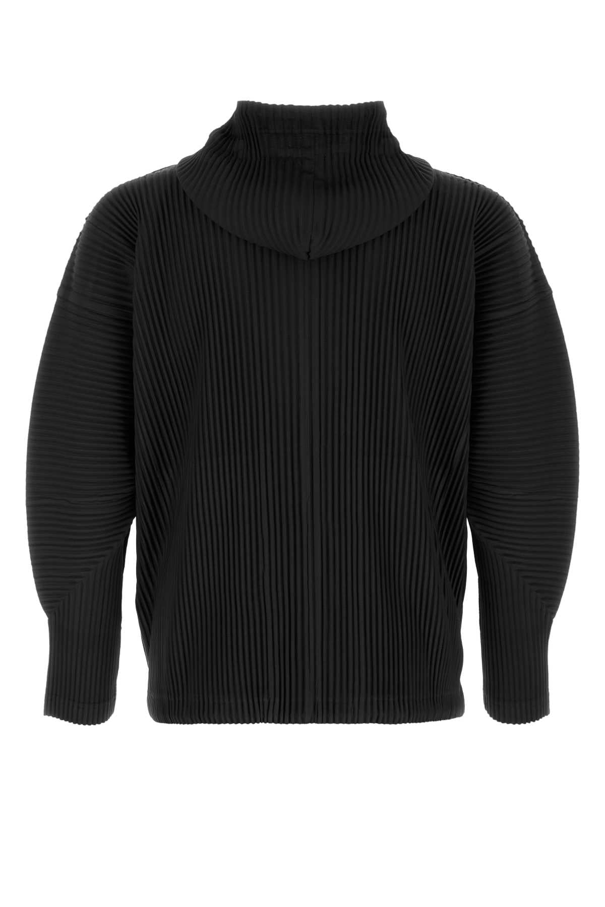 Homme Plisse' Issey Miyake Men Black Polyester Sweatshirt HOMME PLISSE ISSEY MIYAKE