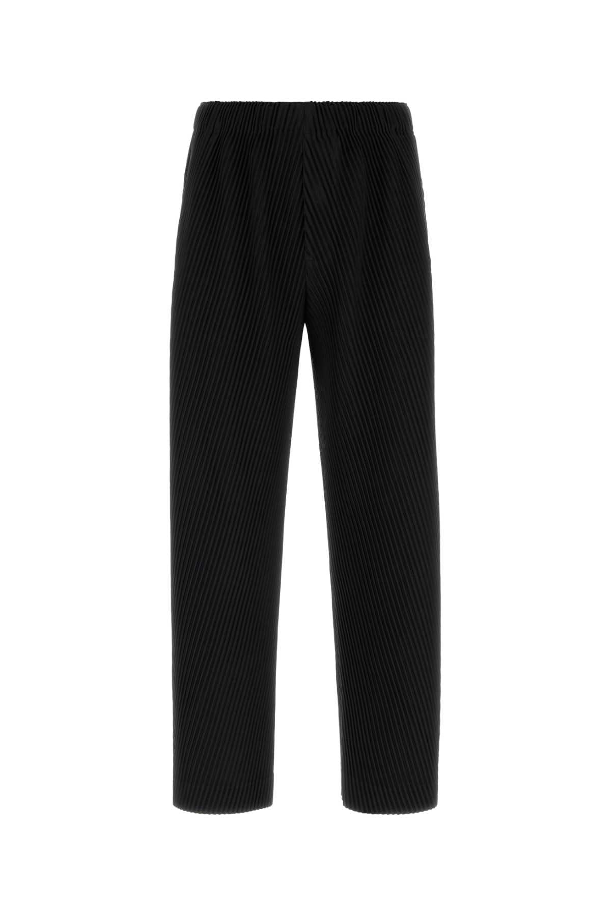 Homme Plisse' Issey Miyake Men Black Polyester Pant HOMME PLISSE ISSEY MIYAKE