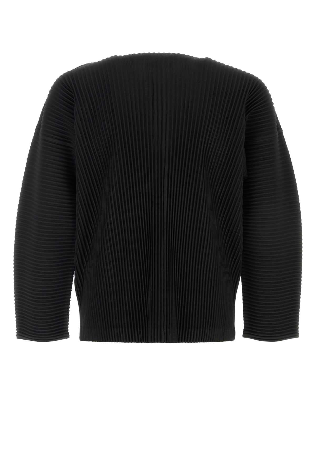 Homme Plisse' Issey Miyake Men Black Polyester T-Shirt HOMME PLISSE ISSEY MIYAKE