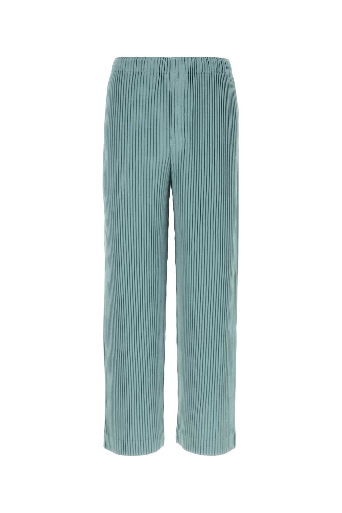 Homme Plisse' Issey Miyake Men Light-Blue Polyester Pant HOMME PLISSE ISSEY MIYAKE