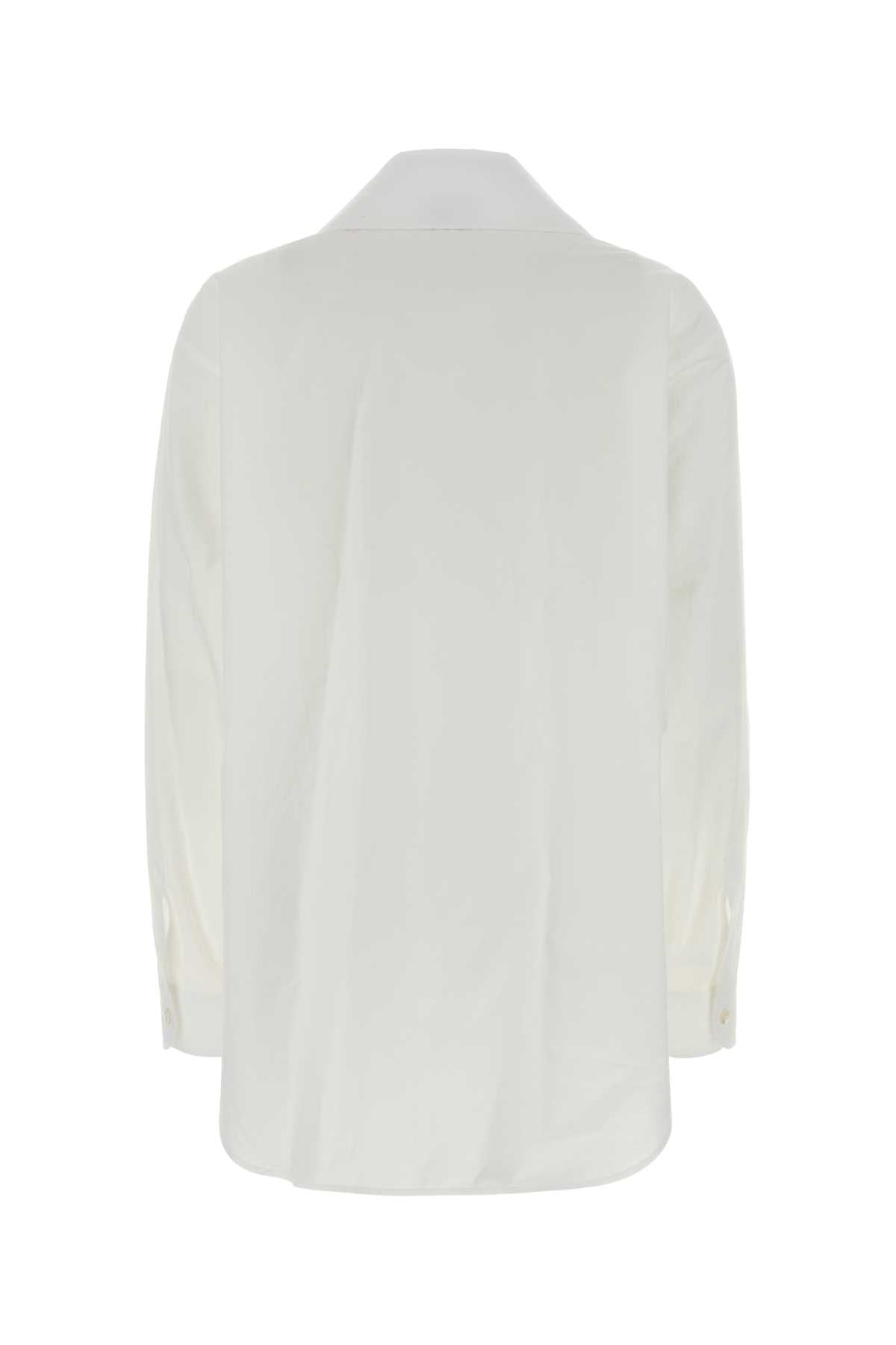 Moschino Women White Poplin Shirt MOSCHINO