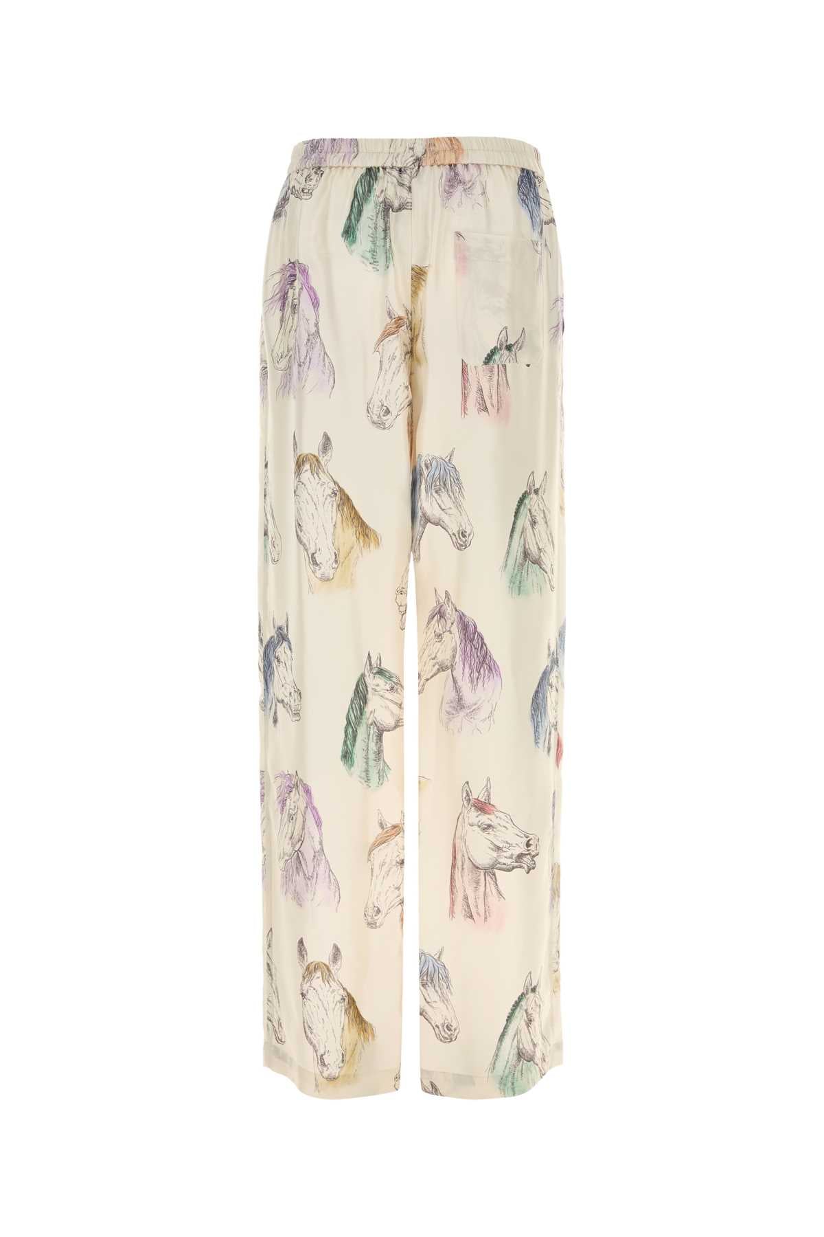 Moschino Women Printed Twill Pyjama Pant MOSCHINO
