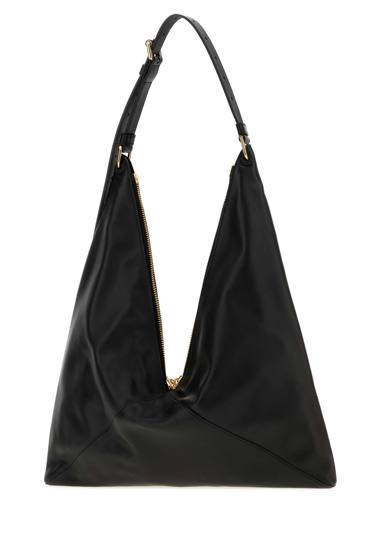 Moschino Women Black Leather Shopping Bag MOSCHINO