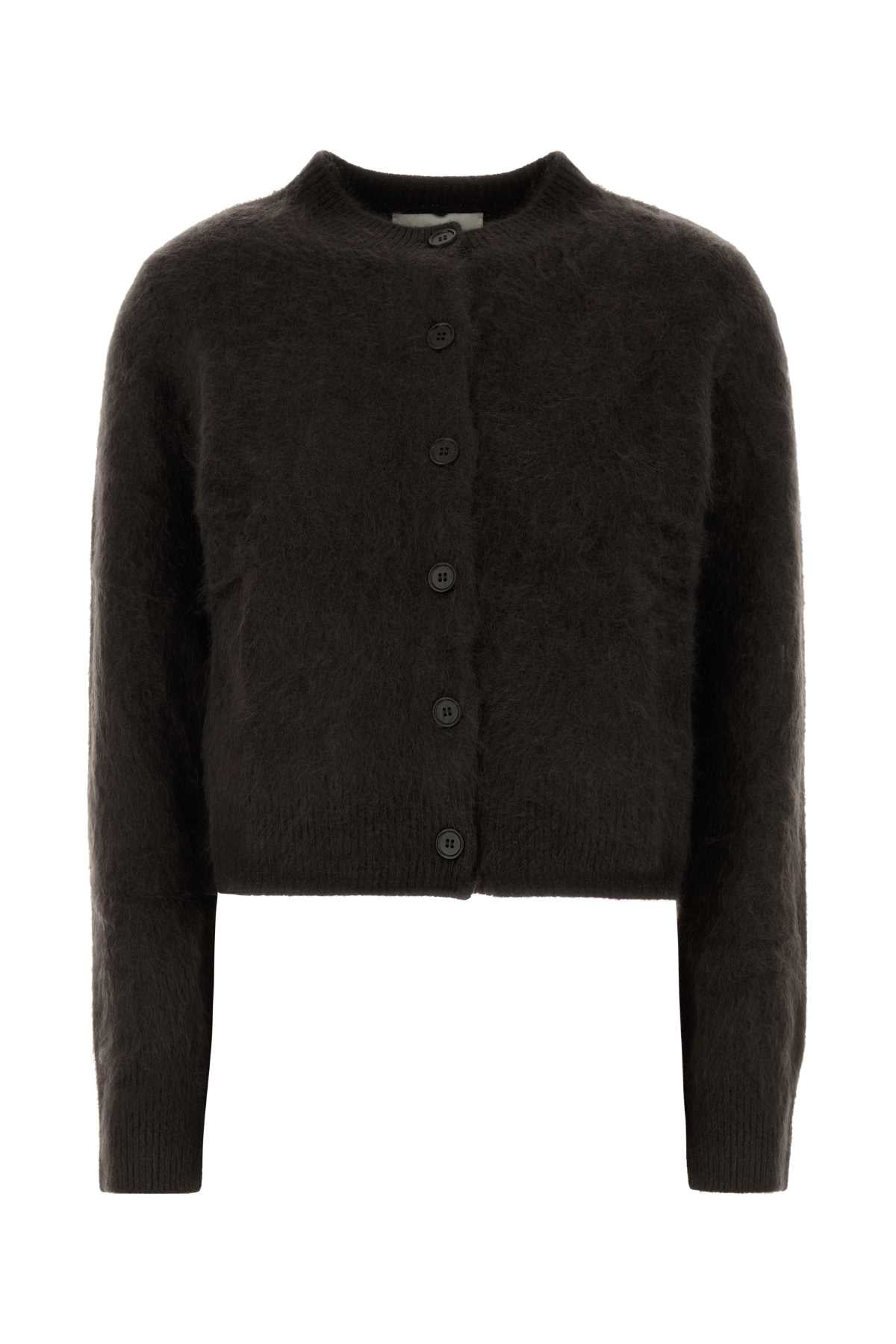 Lisa Yang Women Dark Brown Cashmere Azalea Cardigan LISA YANG