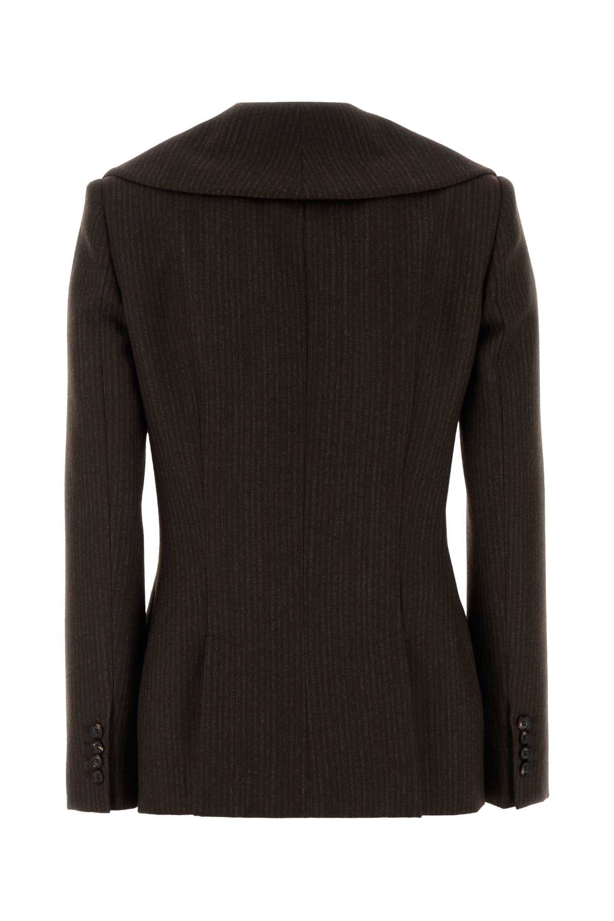 Alexander Mcqueen Women Embroidered Wool Blazer ALEXANDER MCQUEEN