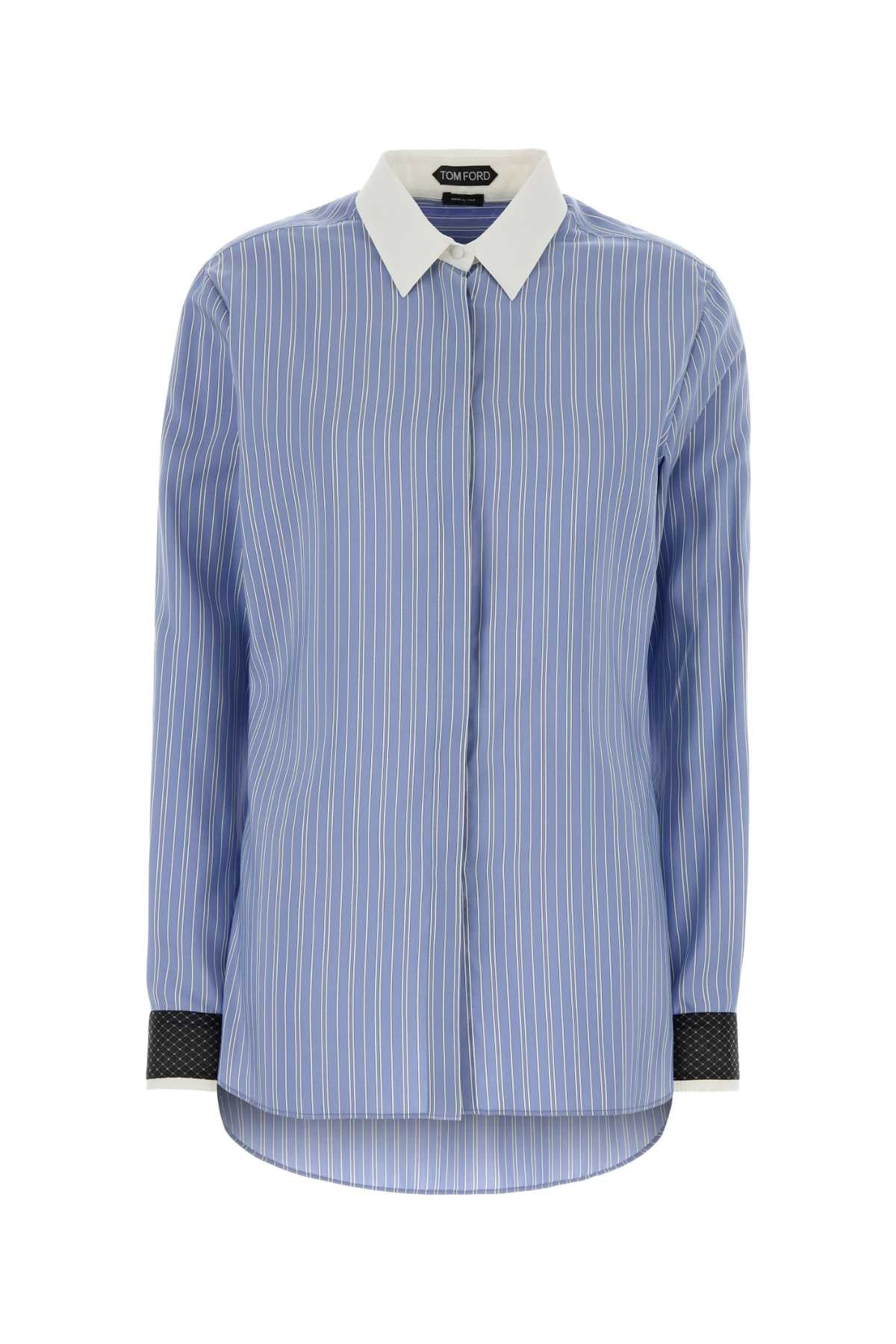 Tom Ford Women Embroidered Silk Shirt TOM FORD
