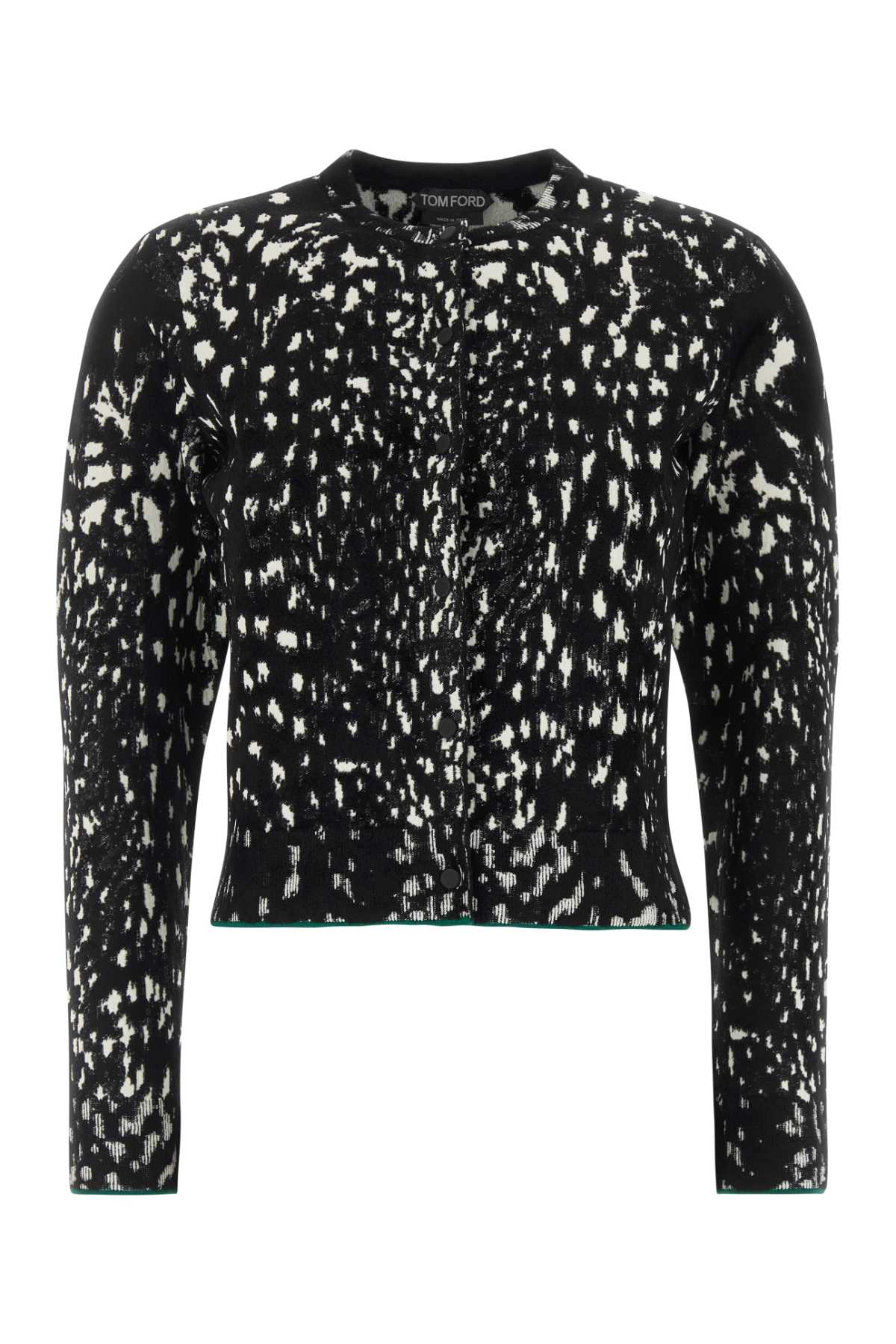 Tom Ford Women Embroidered Stretch Jacquard Cardigan TOM FORD