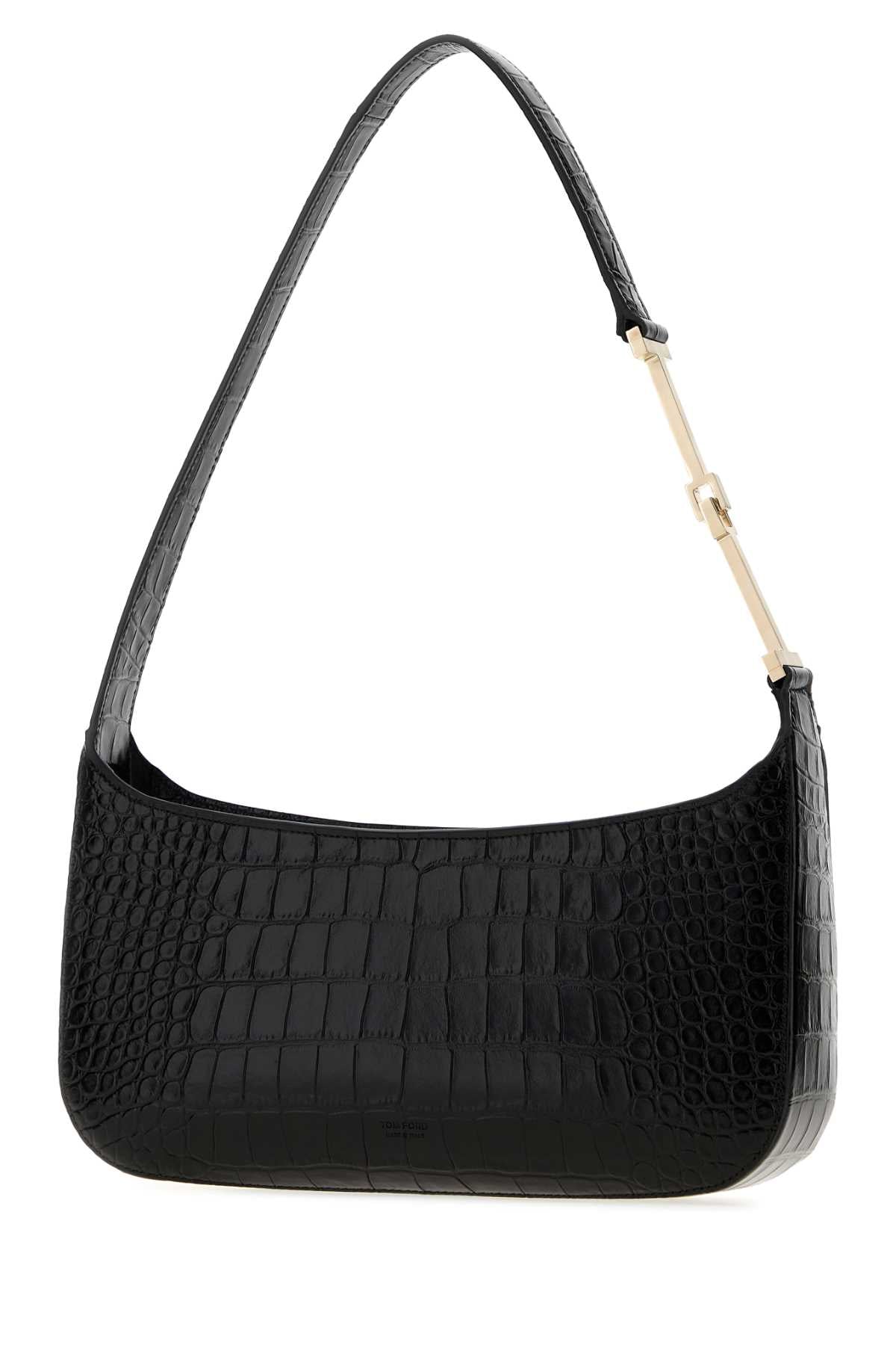 Tom Ford Women Tumbled Soft Printed Croc Small Shoulder Bag TOM FORD