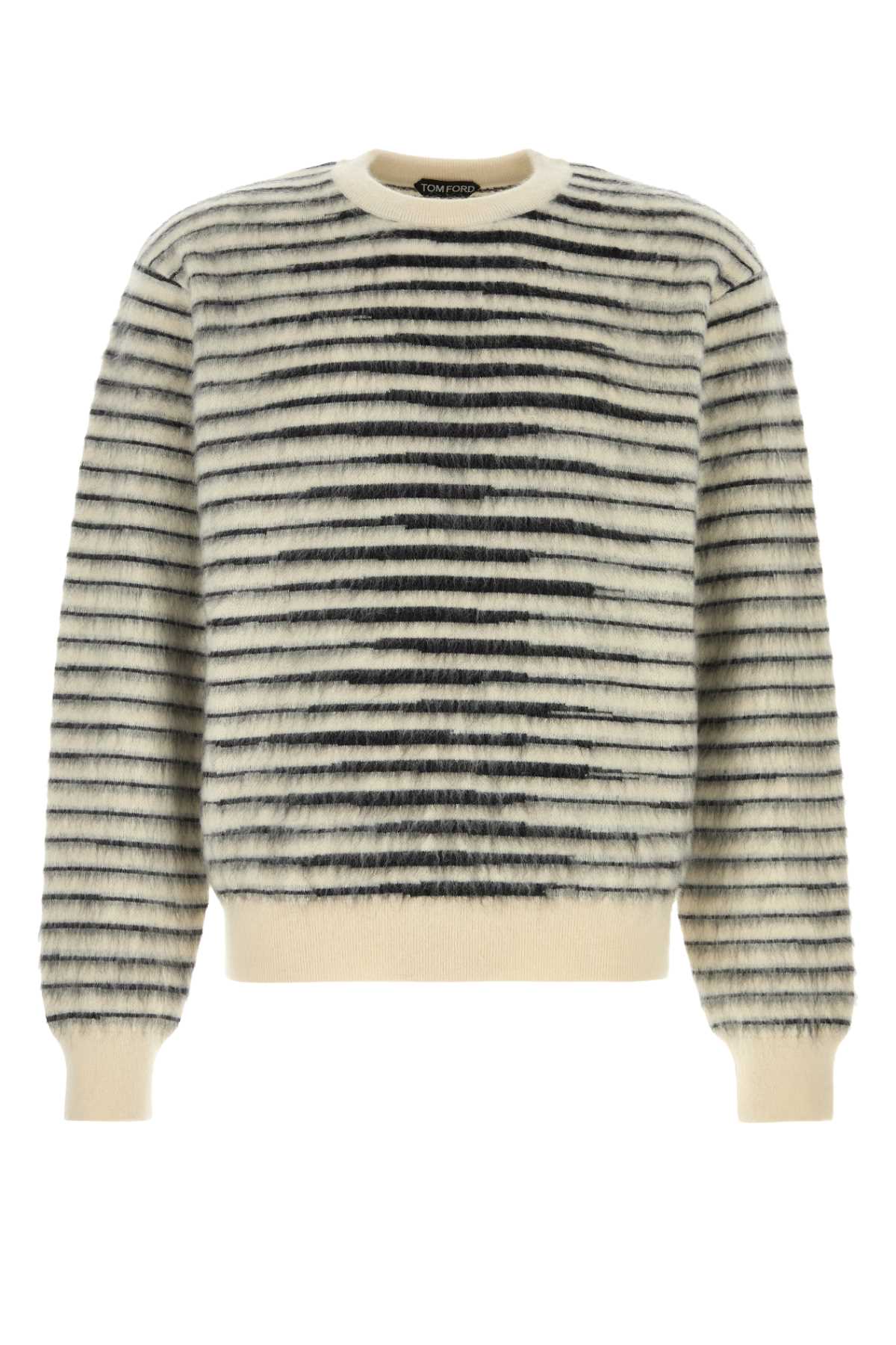 Tom Ford Men Embroidered Mohair Blend Sweater TOM FORD