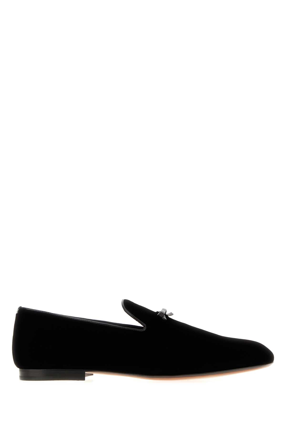 Tom Ford Men Black Velvet Loafers TOM FORD