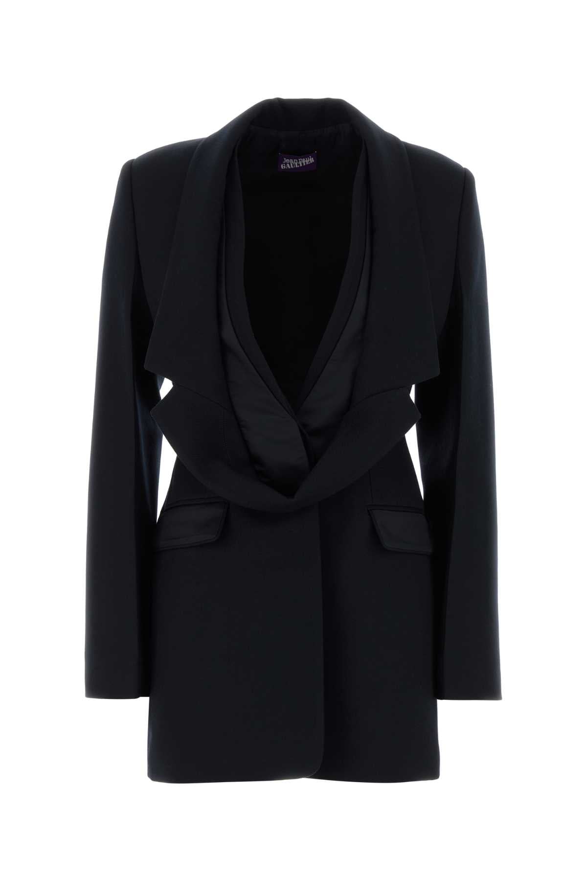 Jean Paul Gaultier Women Dark Blue Wool Blazer JEAN PAUL GAULTIER
