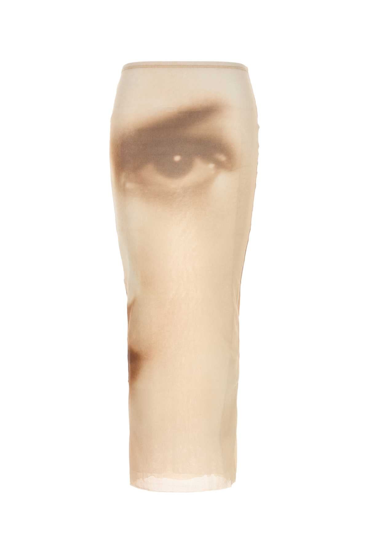 Jean Paul Gaultier Women Printed Tulle Skirt JEAN PAUL GAULTIER