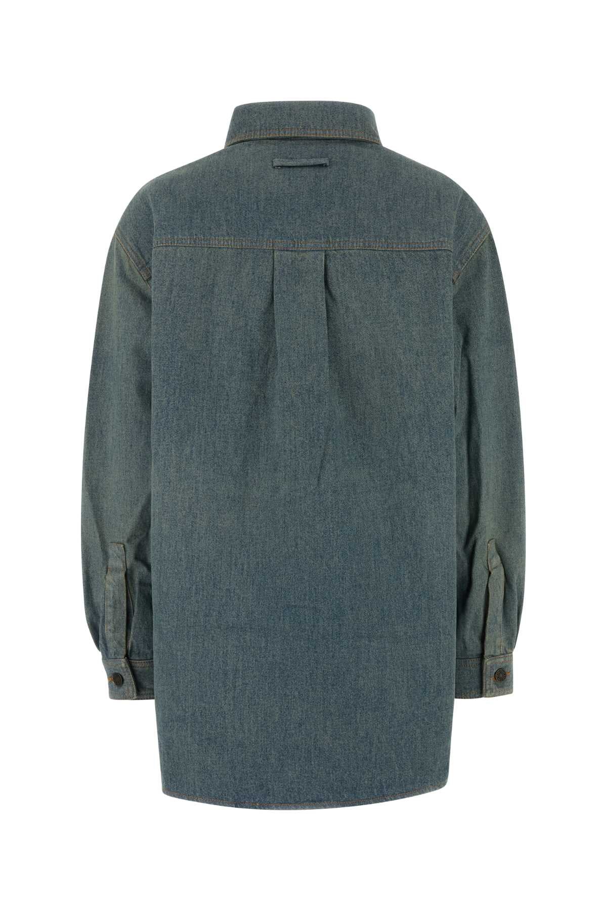 Jean Paul Gaultier Women Printed Denim Shirt JEAN PAUL GAULTIER