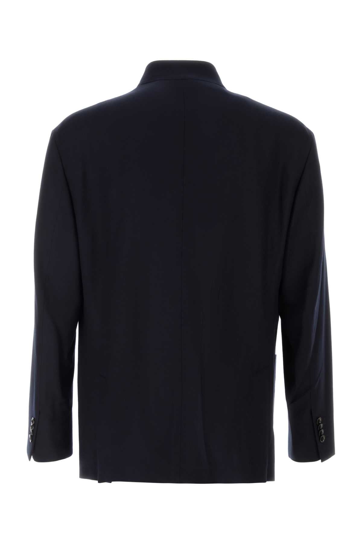 Giorgio Armani Men Midnight Blue Wool Blazer GIORGIO ARMANI