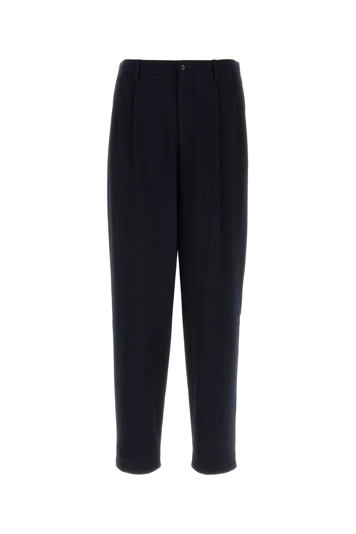 Giorgio Armani Men Navy Blue Jersey Pant GIORGIO ARMANI