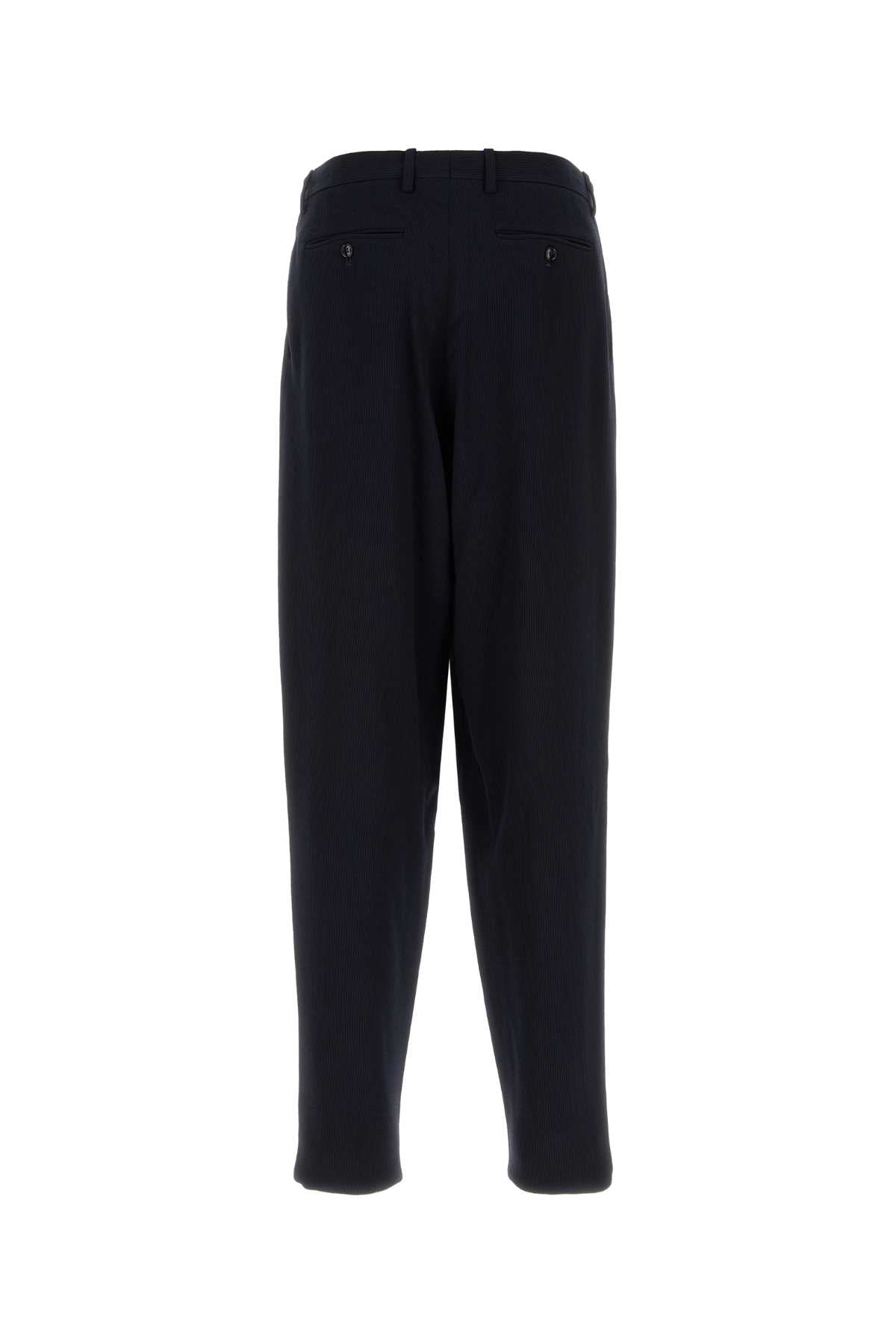 Giorgio Armani Men Navy Blue Jersey Pant GIORGIO ARMANI